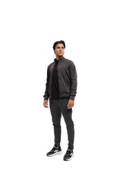 Malelions Men Pique Zip Vest | Mulch Brown