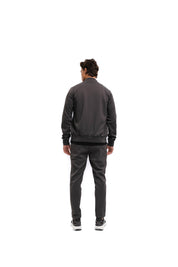 Malelions Men Pique Zip Vest | Mulch Brown