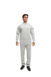 Malelions Herren Oversize-Strickpullover | Ozeangrau