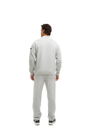 Malelions Herren-Strickhose mit geradem Schnitt und charakteristischer Signatur | Ozeangrau