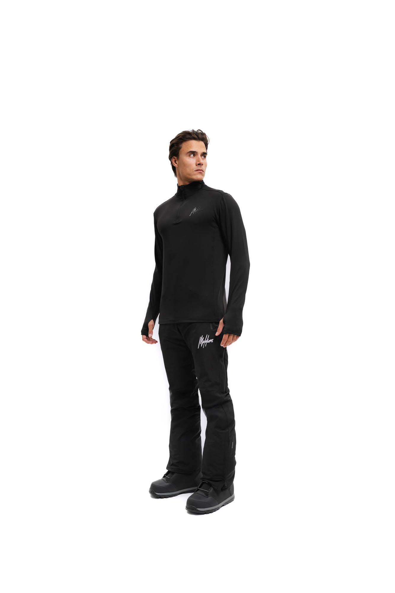 Malelions Men Ski Mogul Pully | Black