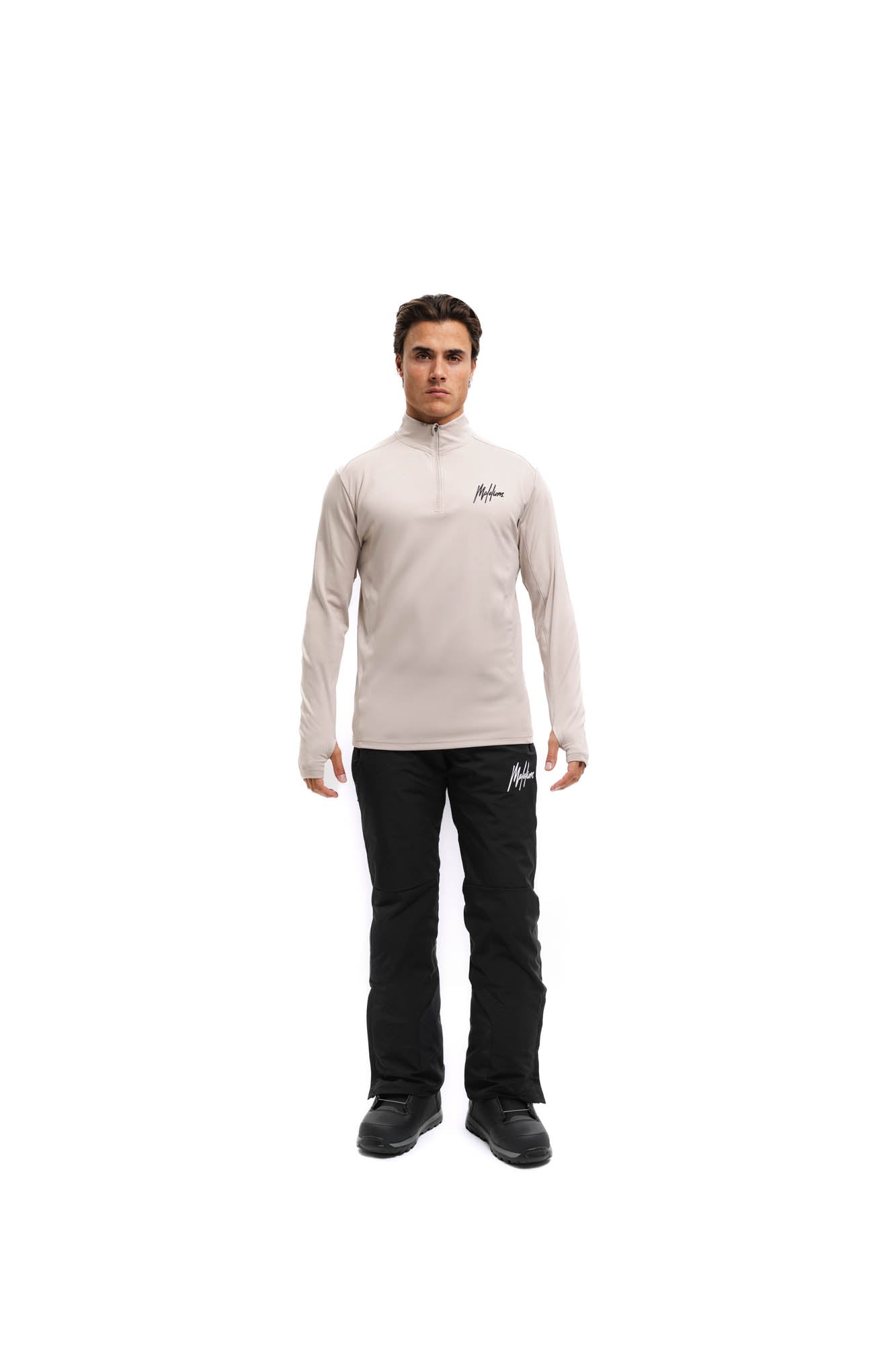 Malelions Men Ski Mogul Pully | Cream