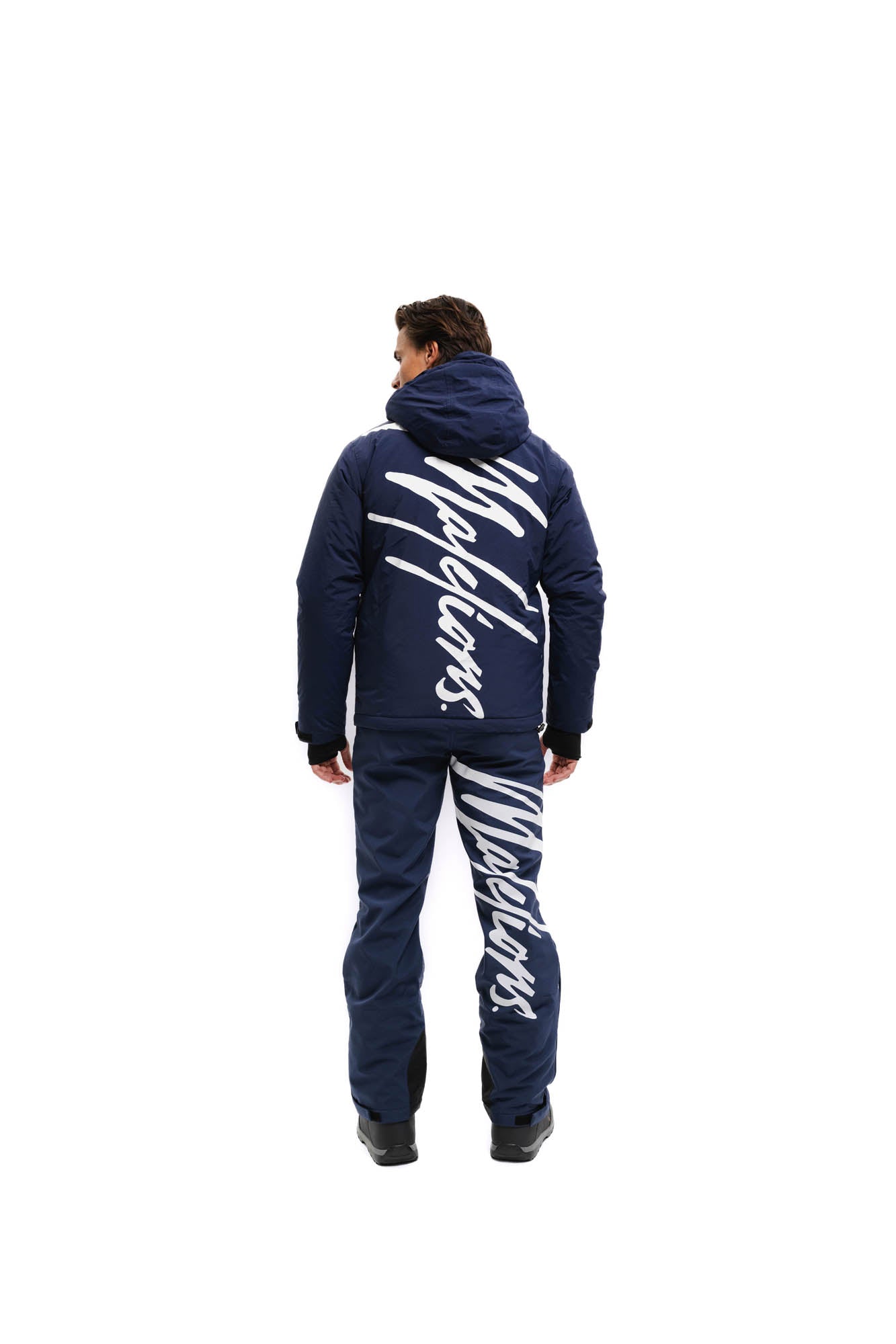 Malelions Men Ski Polar Pants | Navy