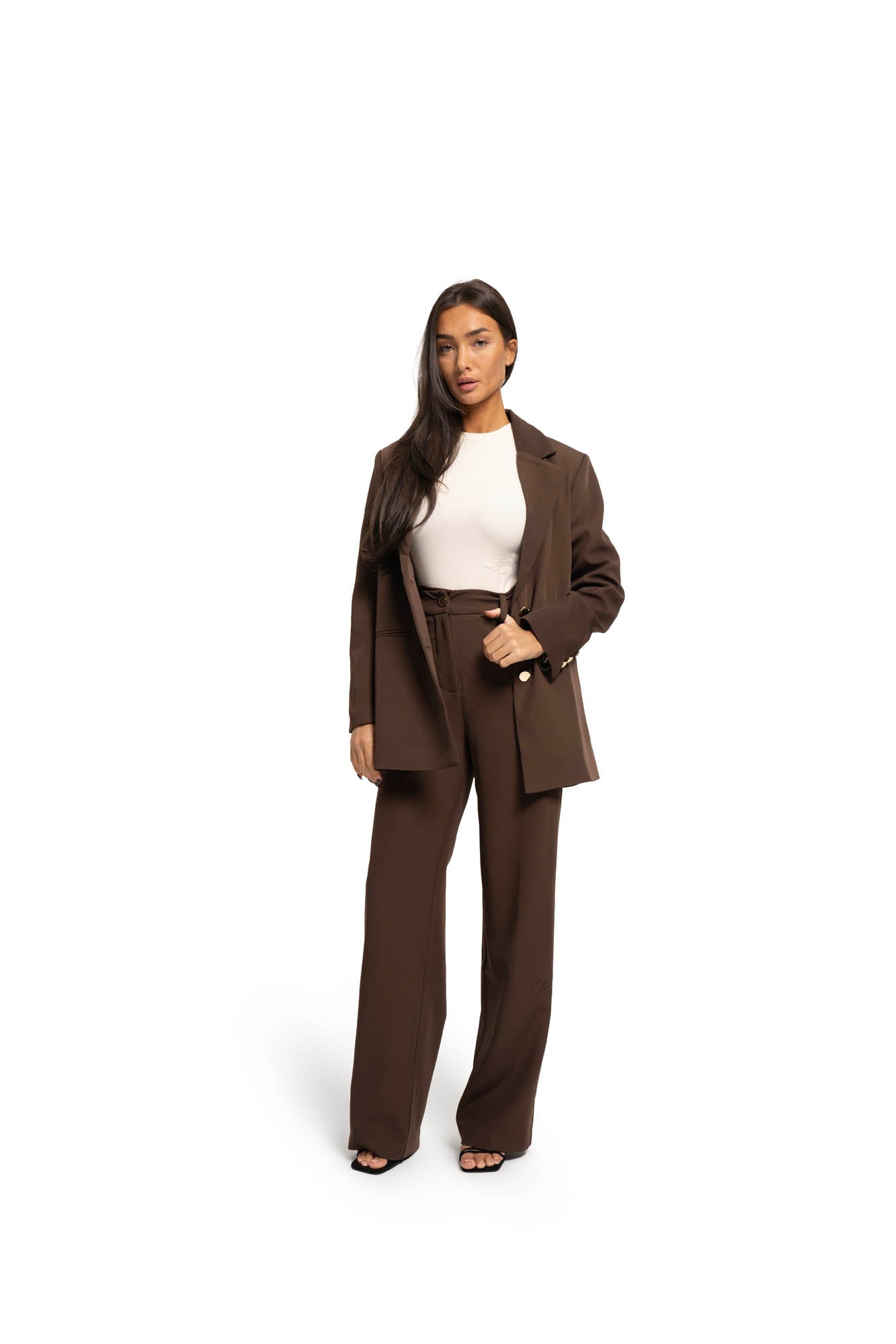 Malelions Women Social Club Pantalon | Chocolate