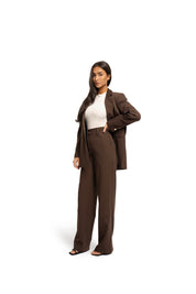Malelions Women Social Club Pantalon | Chocolate