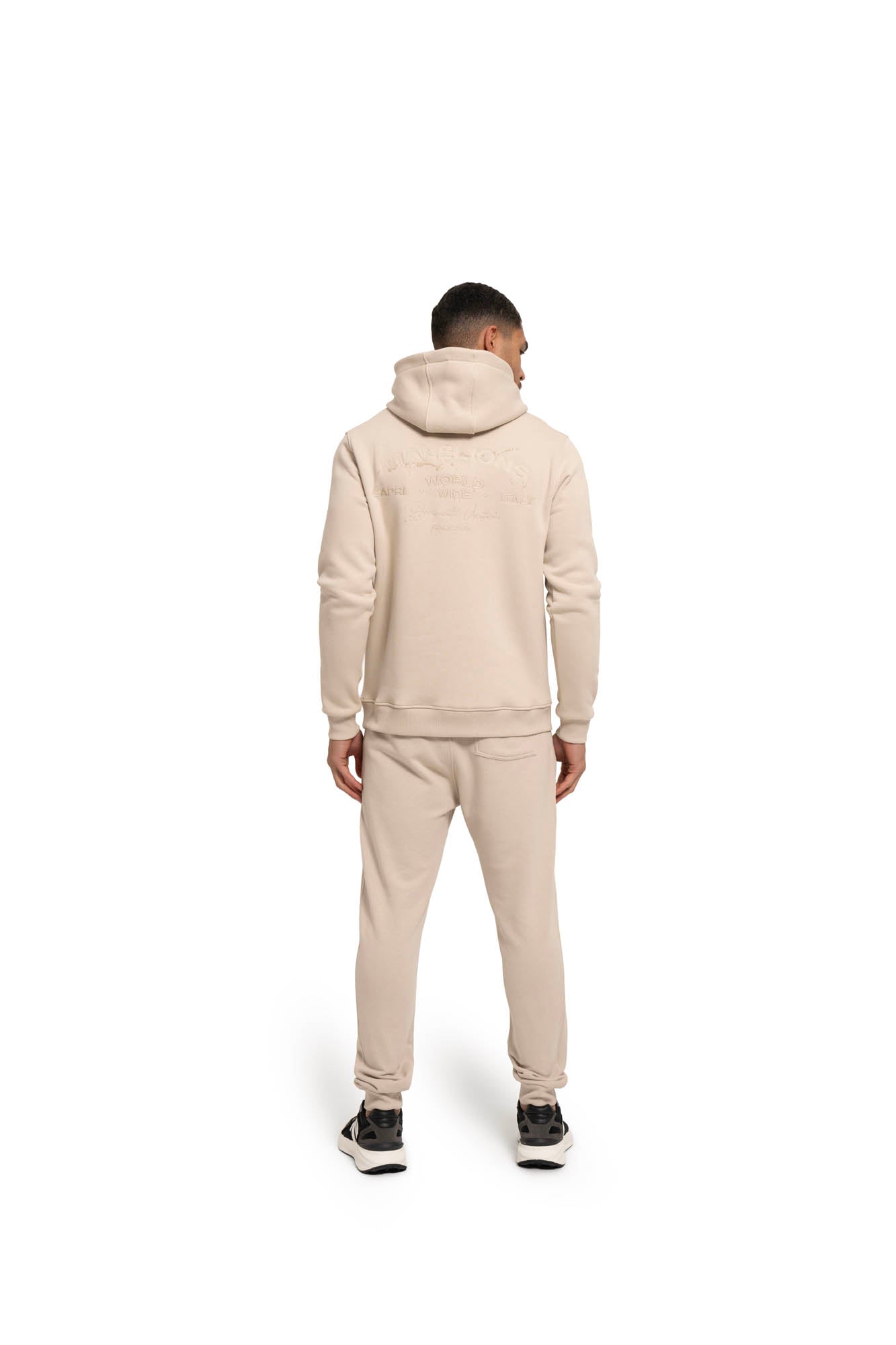 Malelions Men Permanent Vacation Hoodie | Light Taupe