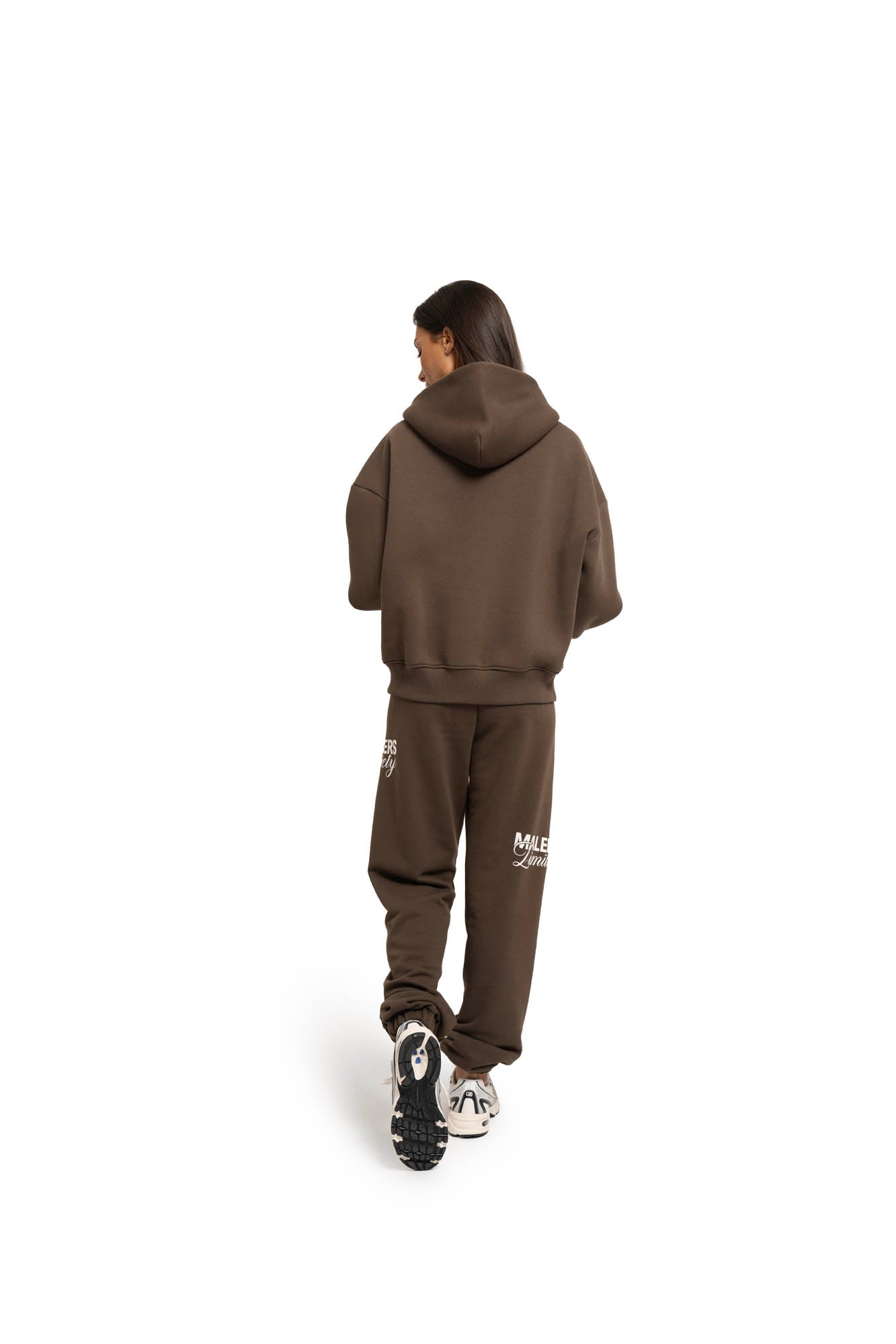 Malelions Women Members Society Zip Hoodie | Chocolate