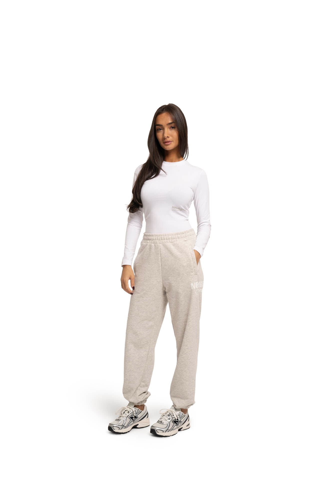 Malelions Women Members Society Longsleeve Top | White