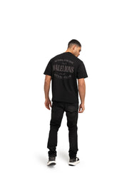 Malelions Men Social Club T-Shirt | Black