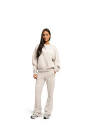 Malelions Women Members Society Sweater | Grey Melange