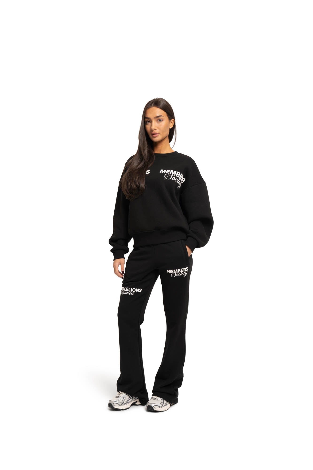 Malelions Women Members Society Flared Sweatpants | Black