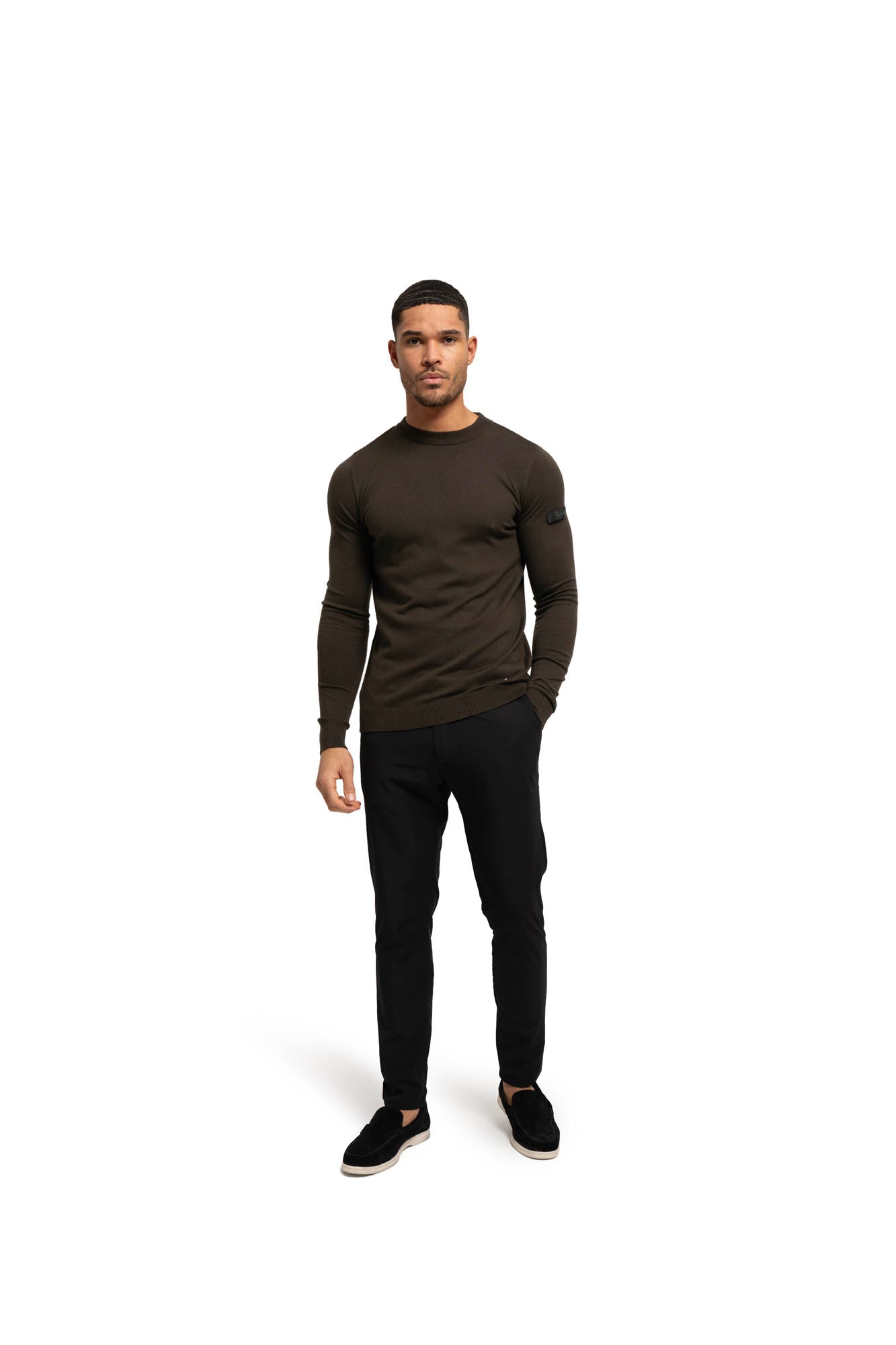 Malelions Men Technical Chino | Black