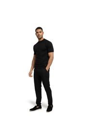 Malelions Men Knitted T-Shirt | Black