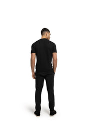Malelions Men Knitted T-Shirt | Black