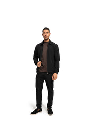Malelions Men Technical Zip Jacket | Black