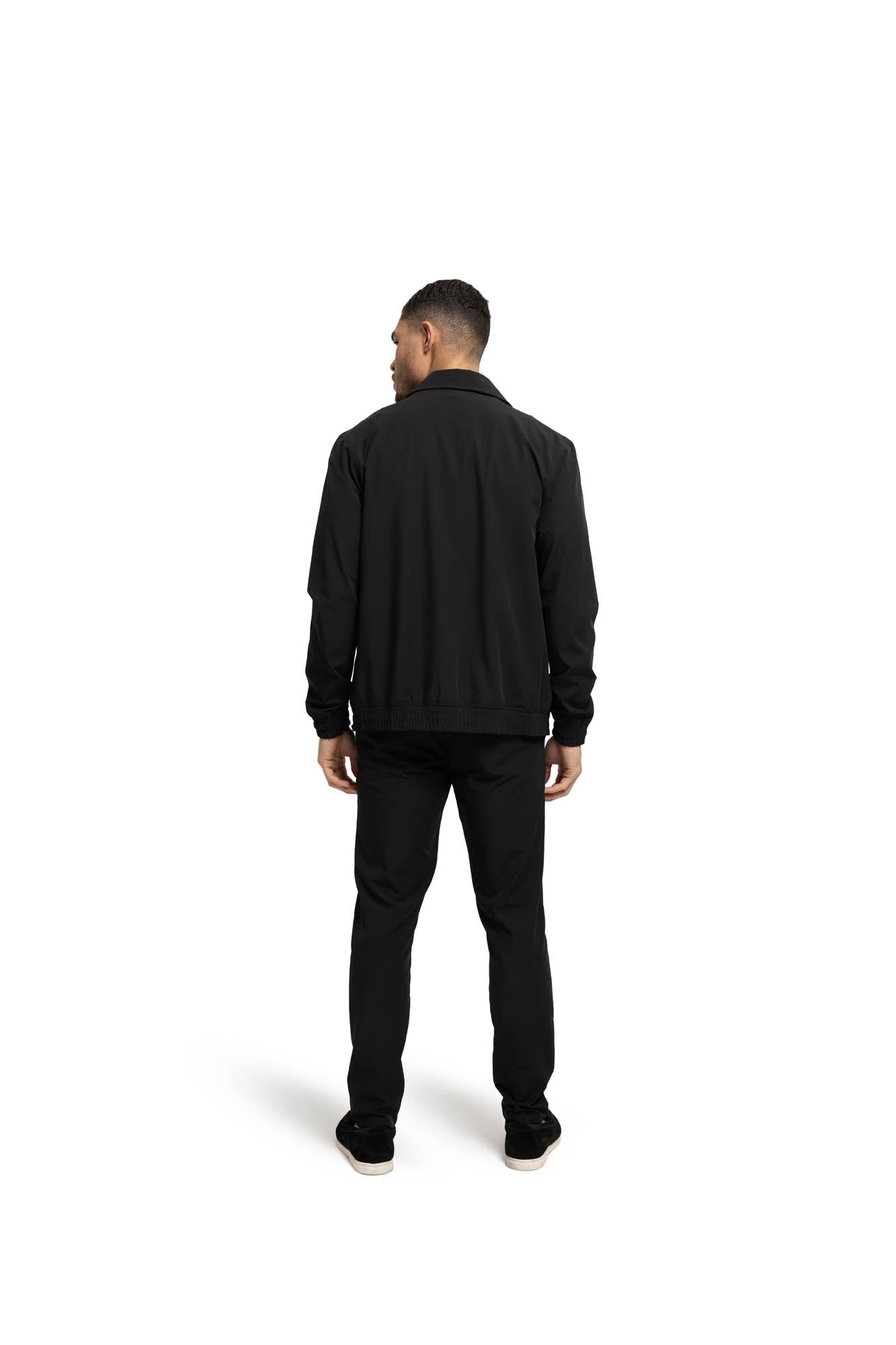 Malelions Men Technical Zip Jacket | Black