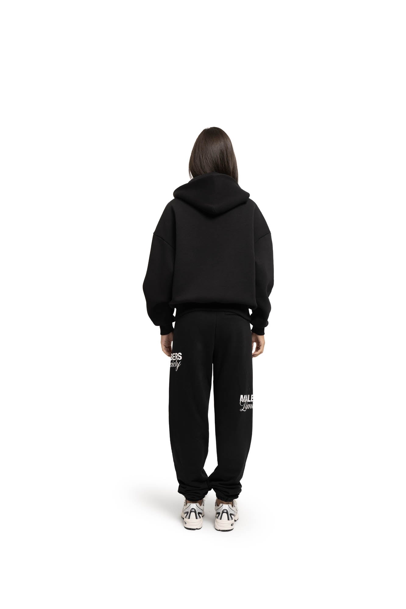 Malelions Women Members Society Zip Hoodie | Black