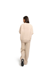 Malelions Women Knitted Pants | Sand