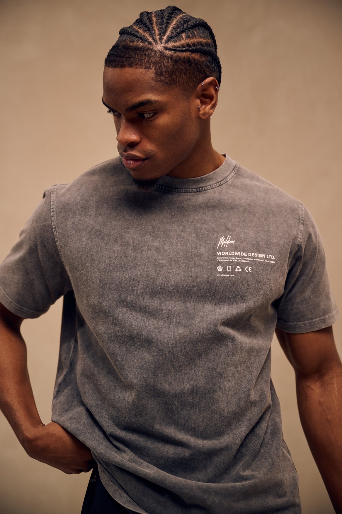 Malelions Men Limited T-Shirt | Acid Wash