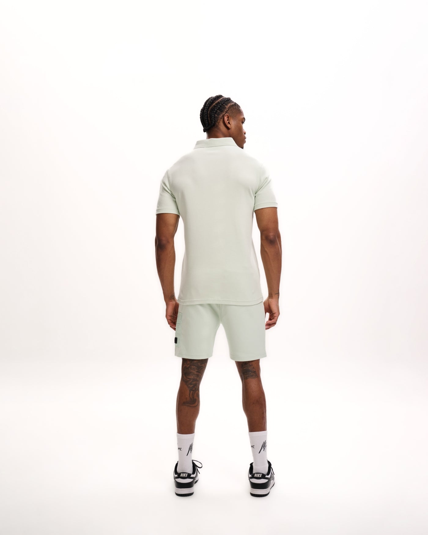 Malelions Men Pocket Polo | Pale Aqua