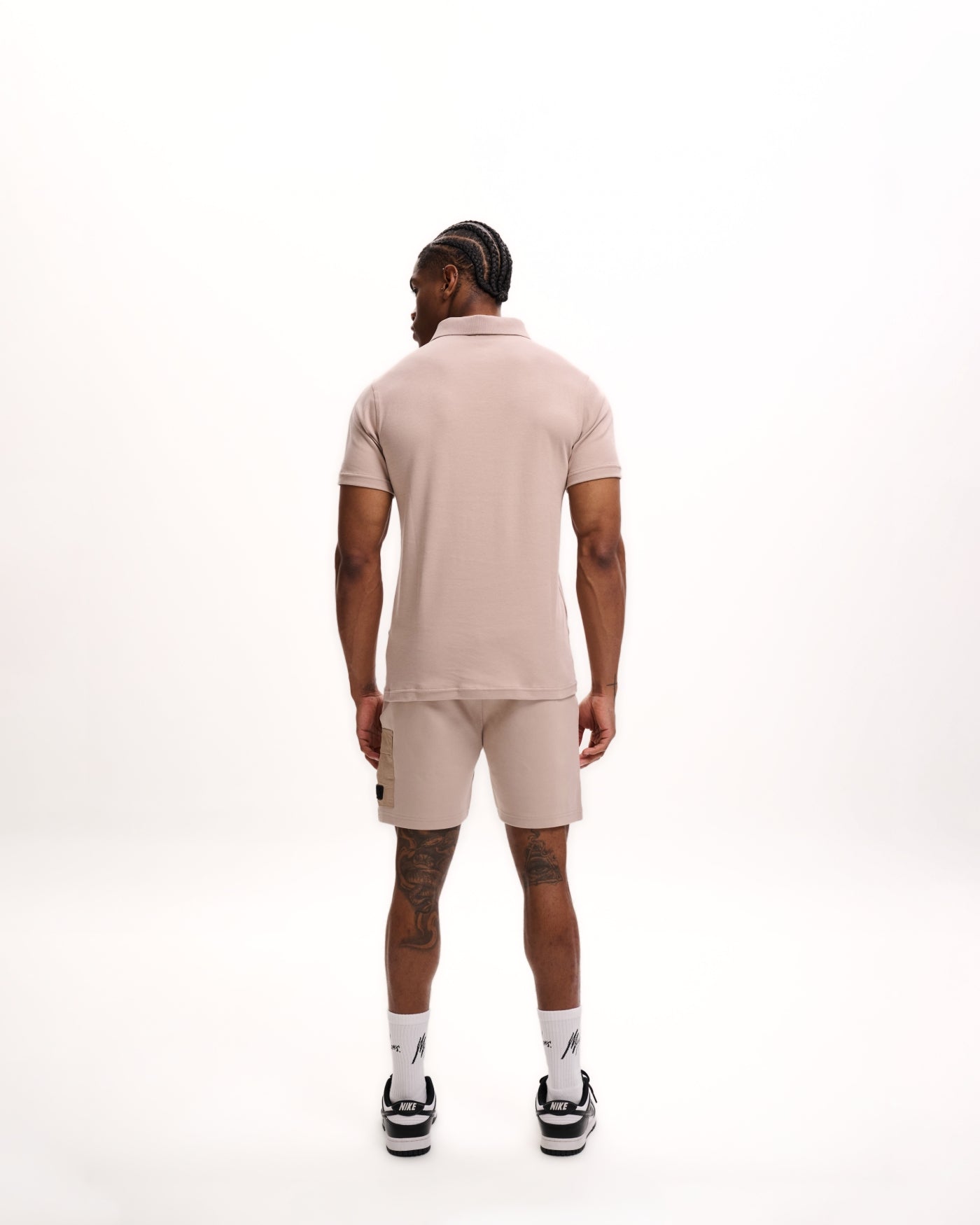 Malelions Men Pocket Polo | Taupe