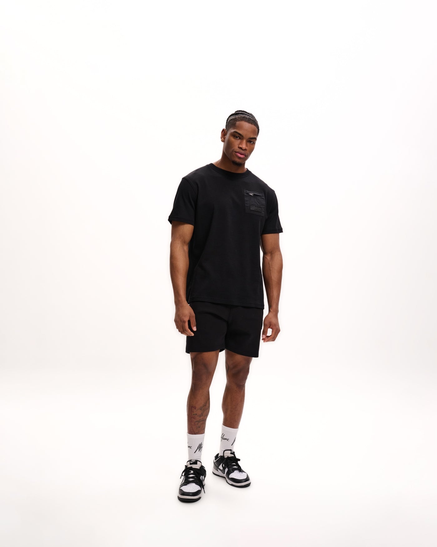 Malelions Men Pocket T-Shirt | Black
