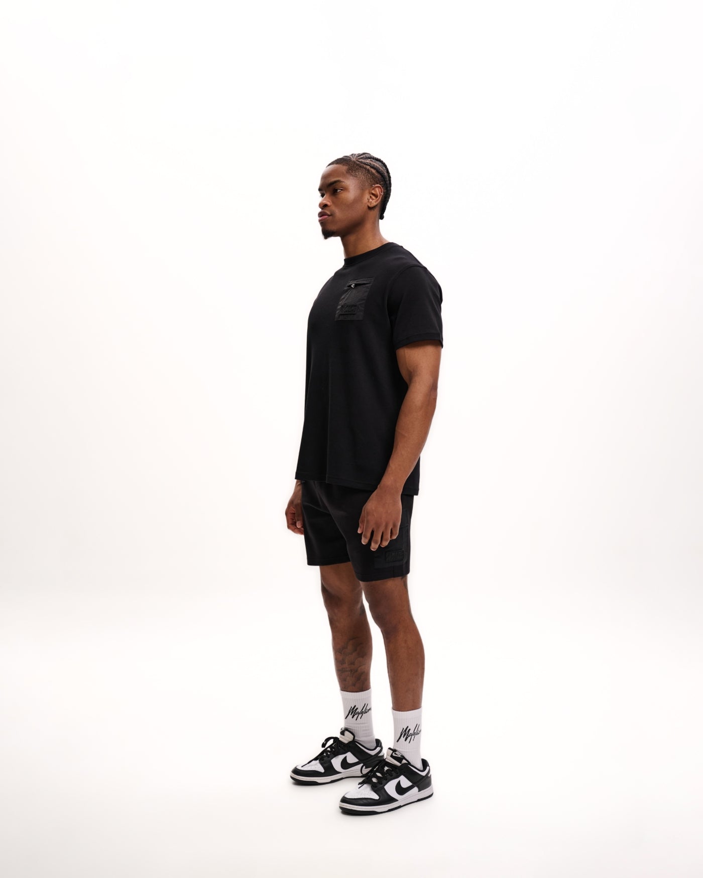 Malelions Men Pocket T-Shirt | Black