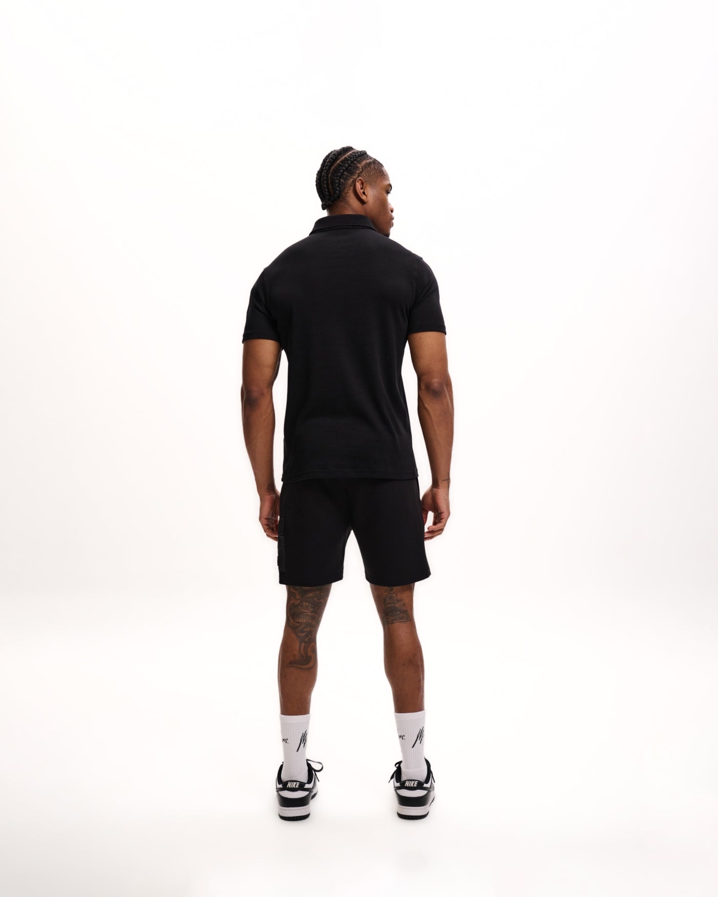 Malelions Men Pocket Polo | Black