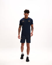 Malelions Sport Warming-Up T-Shirt | Navy/Gold