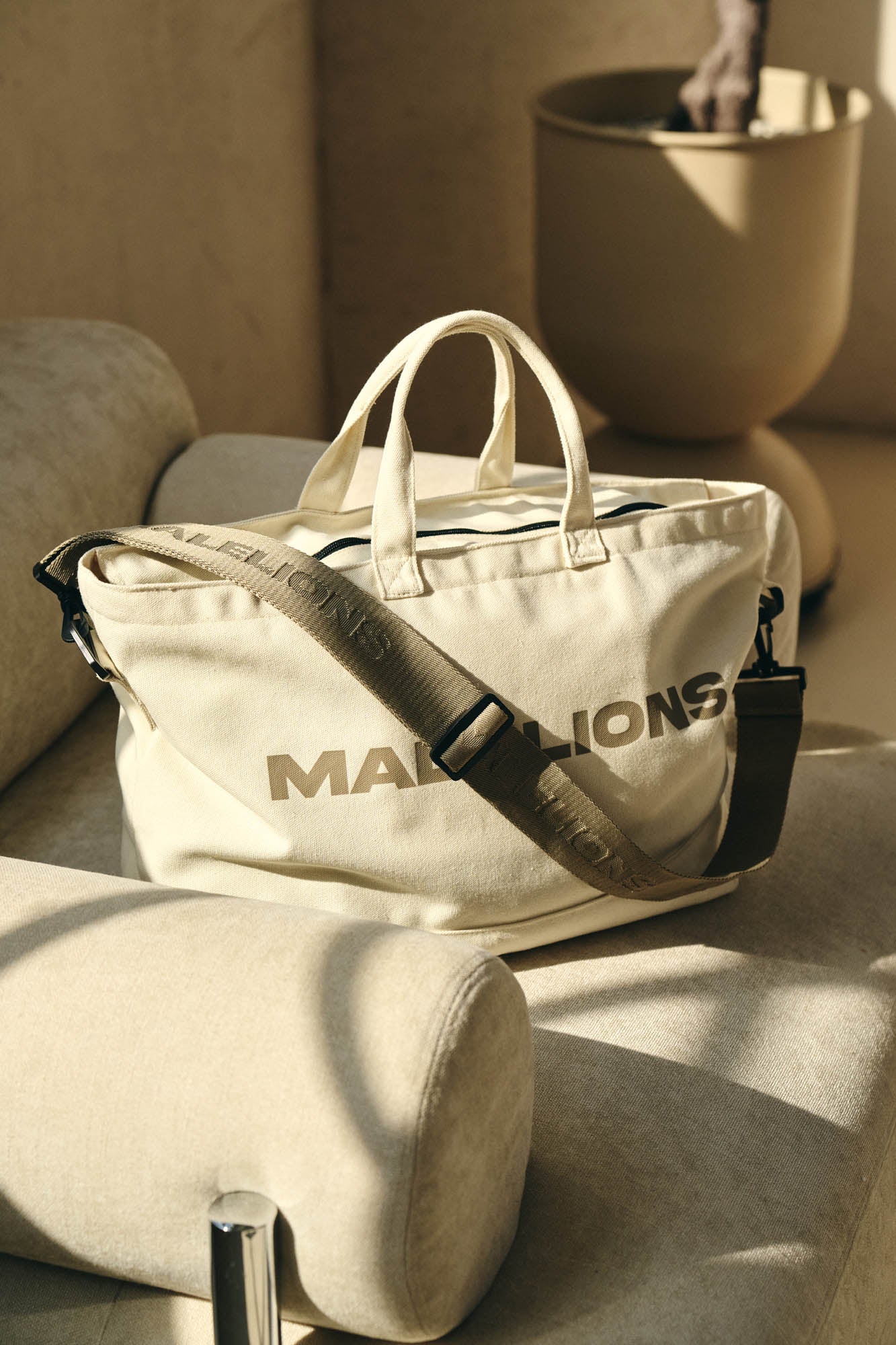 Malelions Medium Shopper | Beige