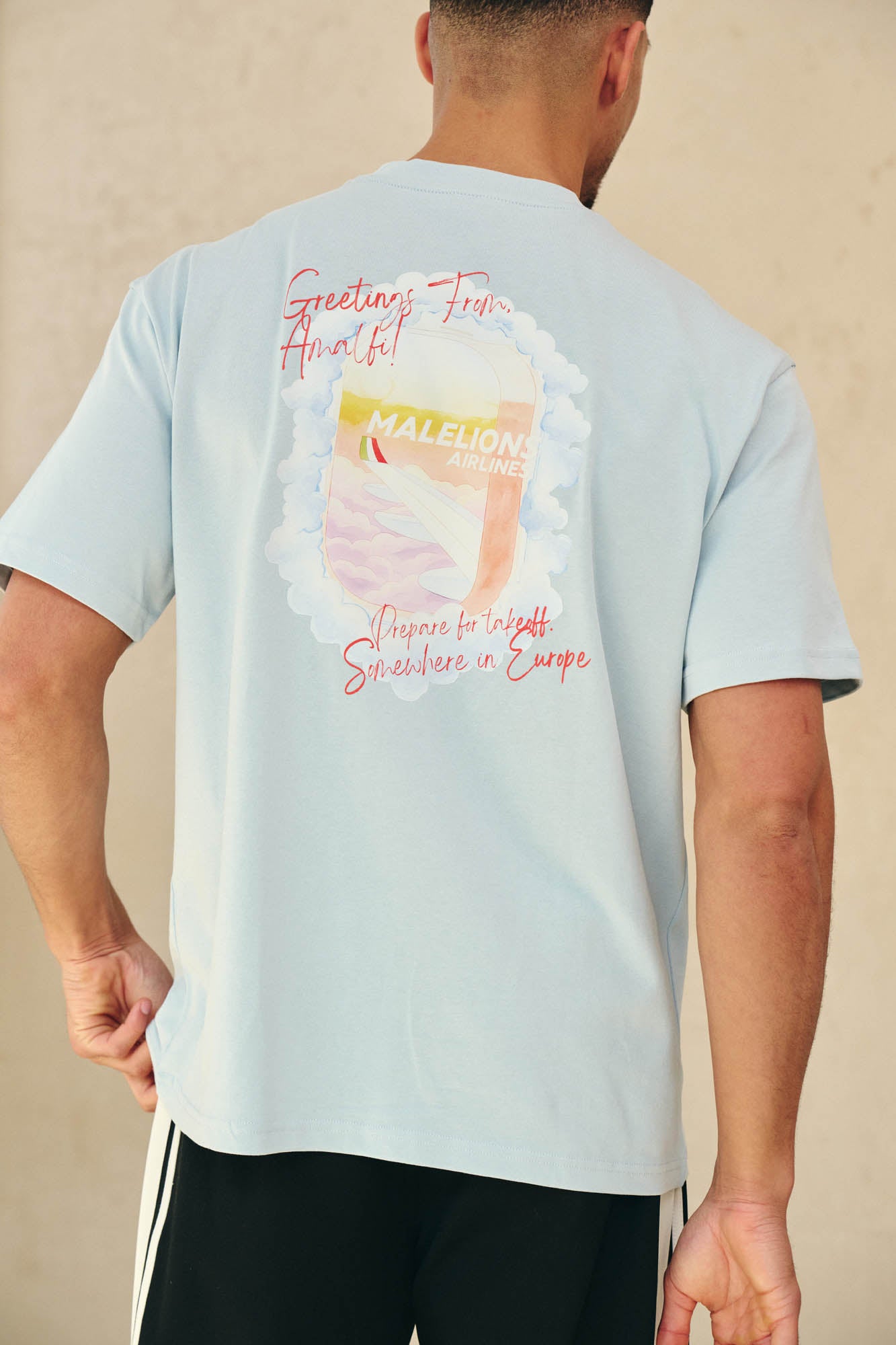 Malelions Men Daydream T-Shirt | Ice Blue
