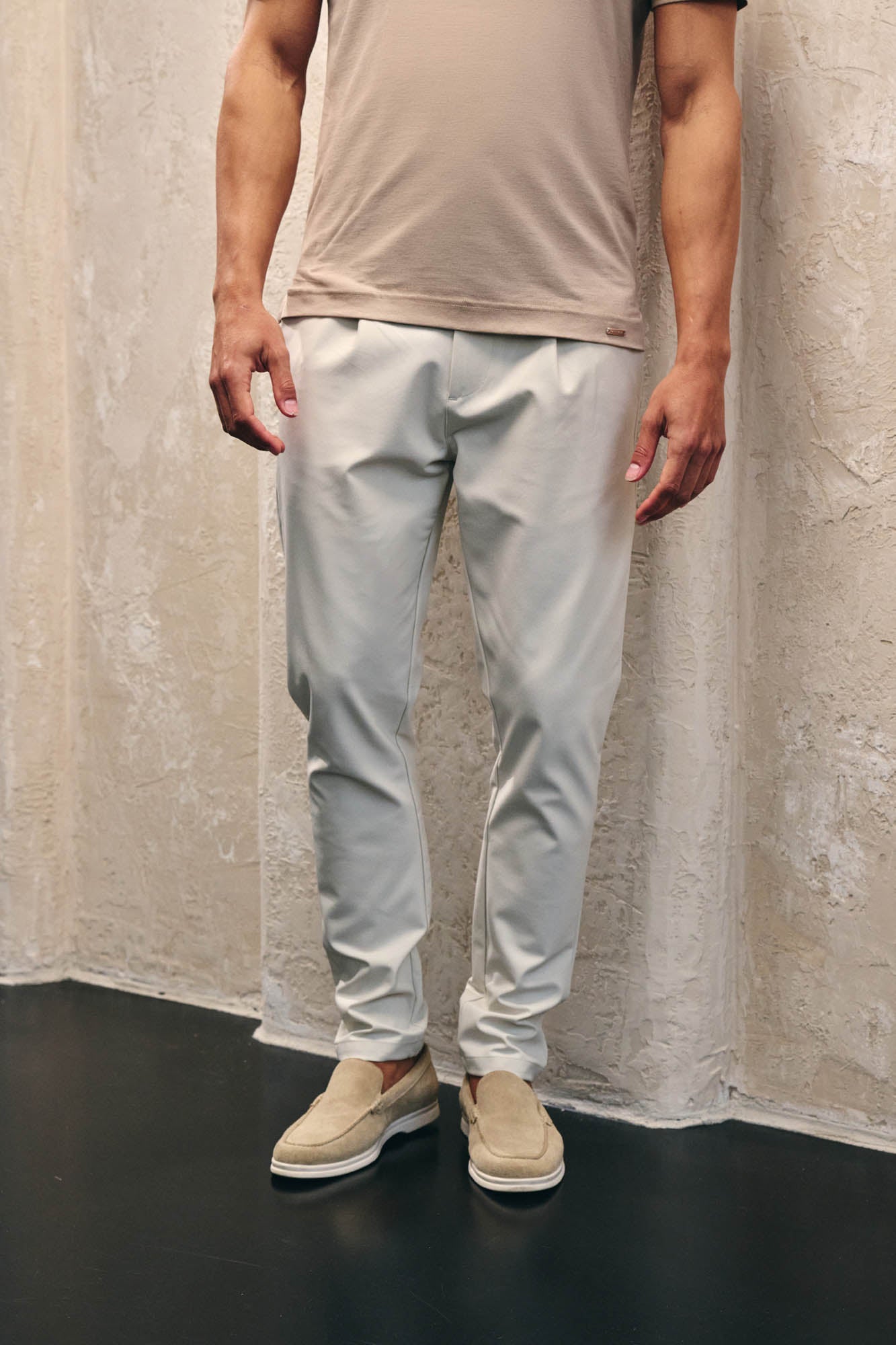 Malelions Premium Smart Pantalon | Ecru