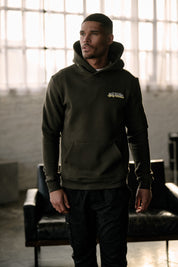 Malelions Men Sipping Limoncello Hoodie | Vintage Green