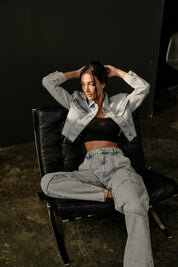 Malelions Women Cropped Emblem Tank Top | Black