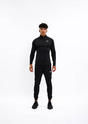 Malelions Sport Ace Quarter Zip | Schwarz