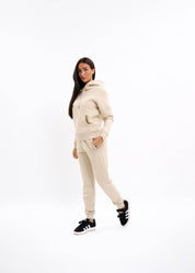 Malelions Women Signature Sweatpants | Beige
