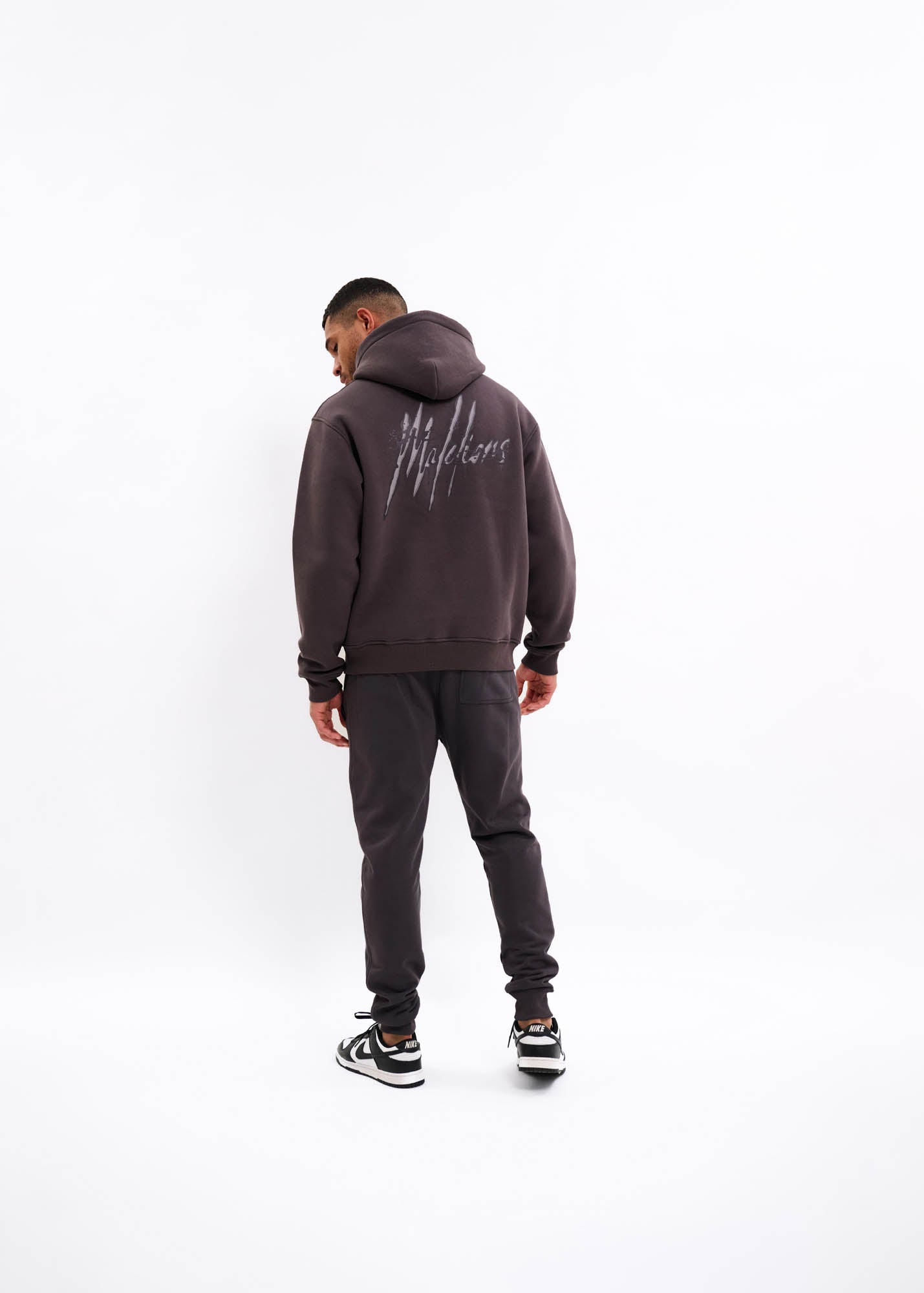Malelions Men Signature Drip Hoodie | Mulch Brown