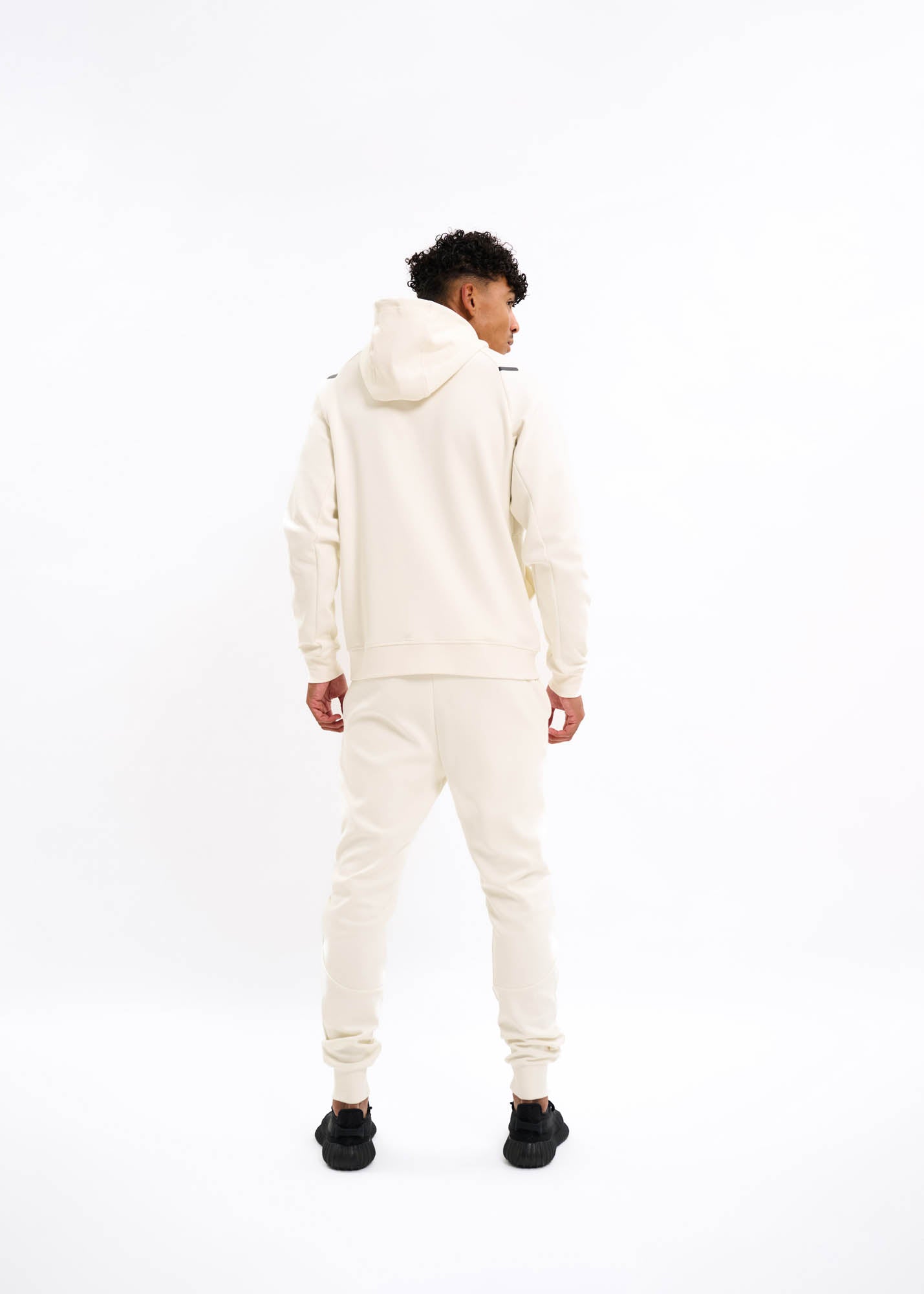 Malelions Sport Counter Zip Hoodie | Off-White