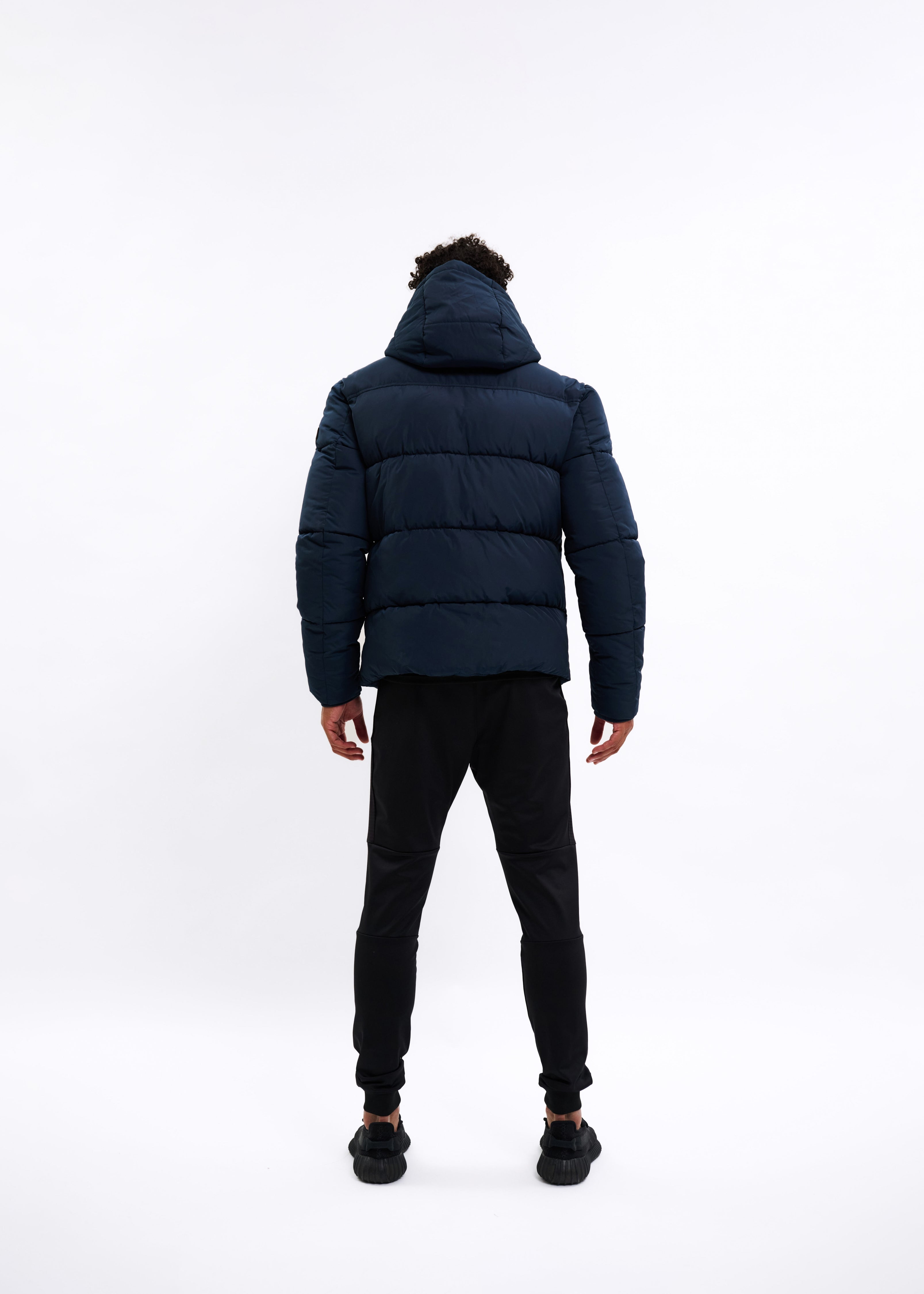 Malelions Sport Ace Puffer Jacket | Indigo