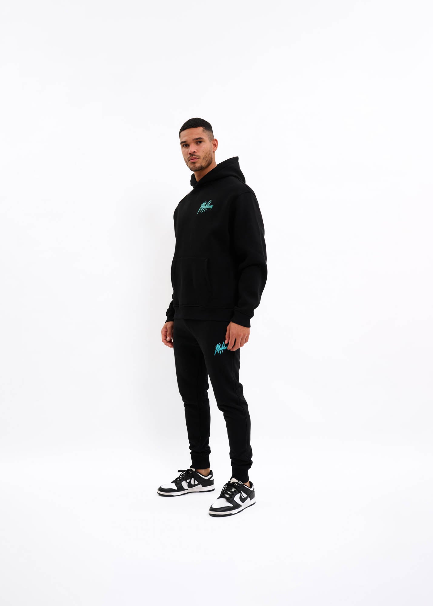 Malelions Men Signature Drip Hoodie | Black