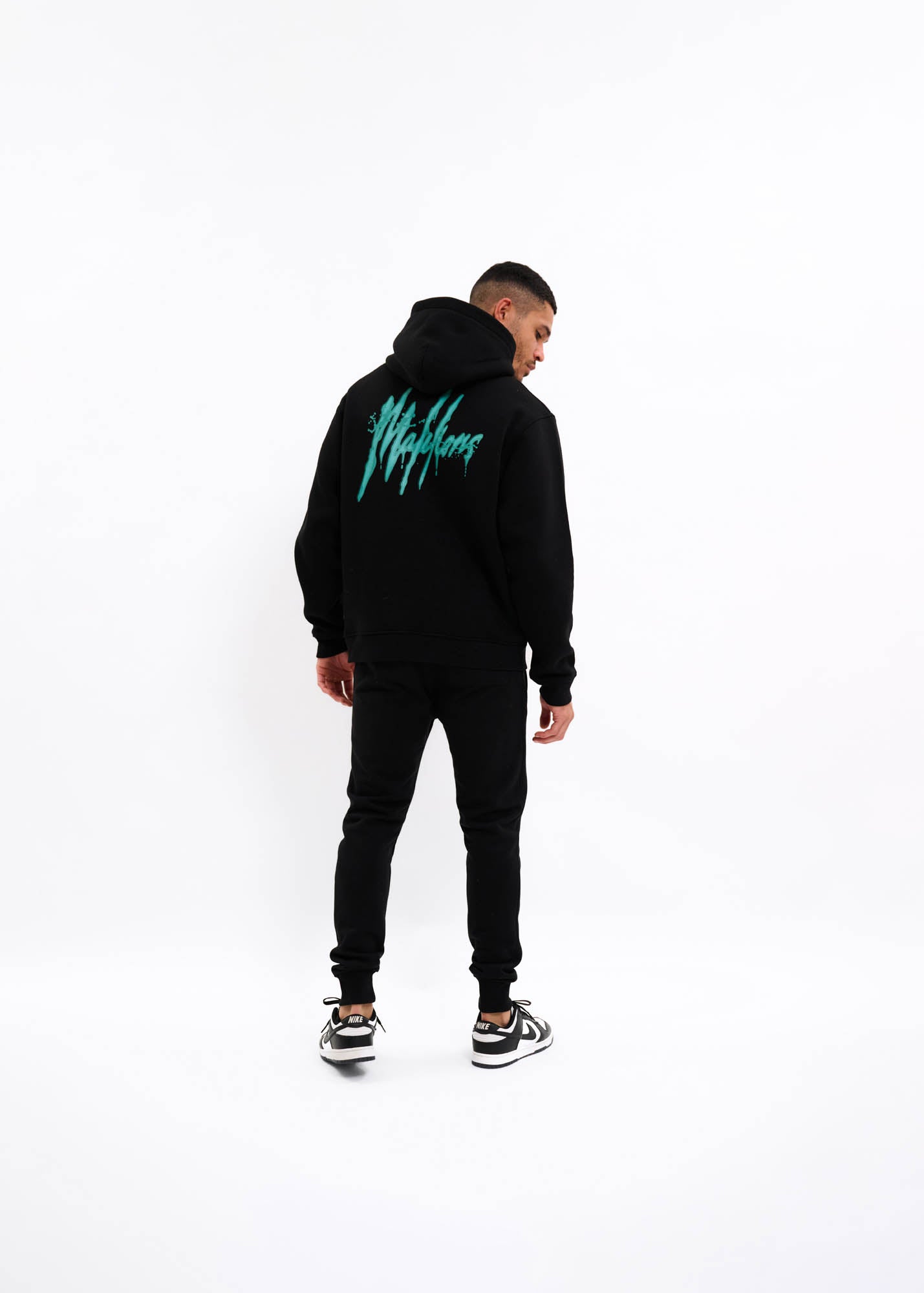 Malelions Men Signature Drip Hoodie | Black