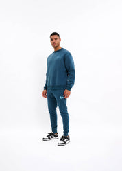 Malelions Herren-Sweatpants Signature Drip | Blauschiefer