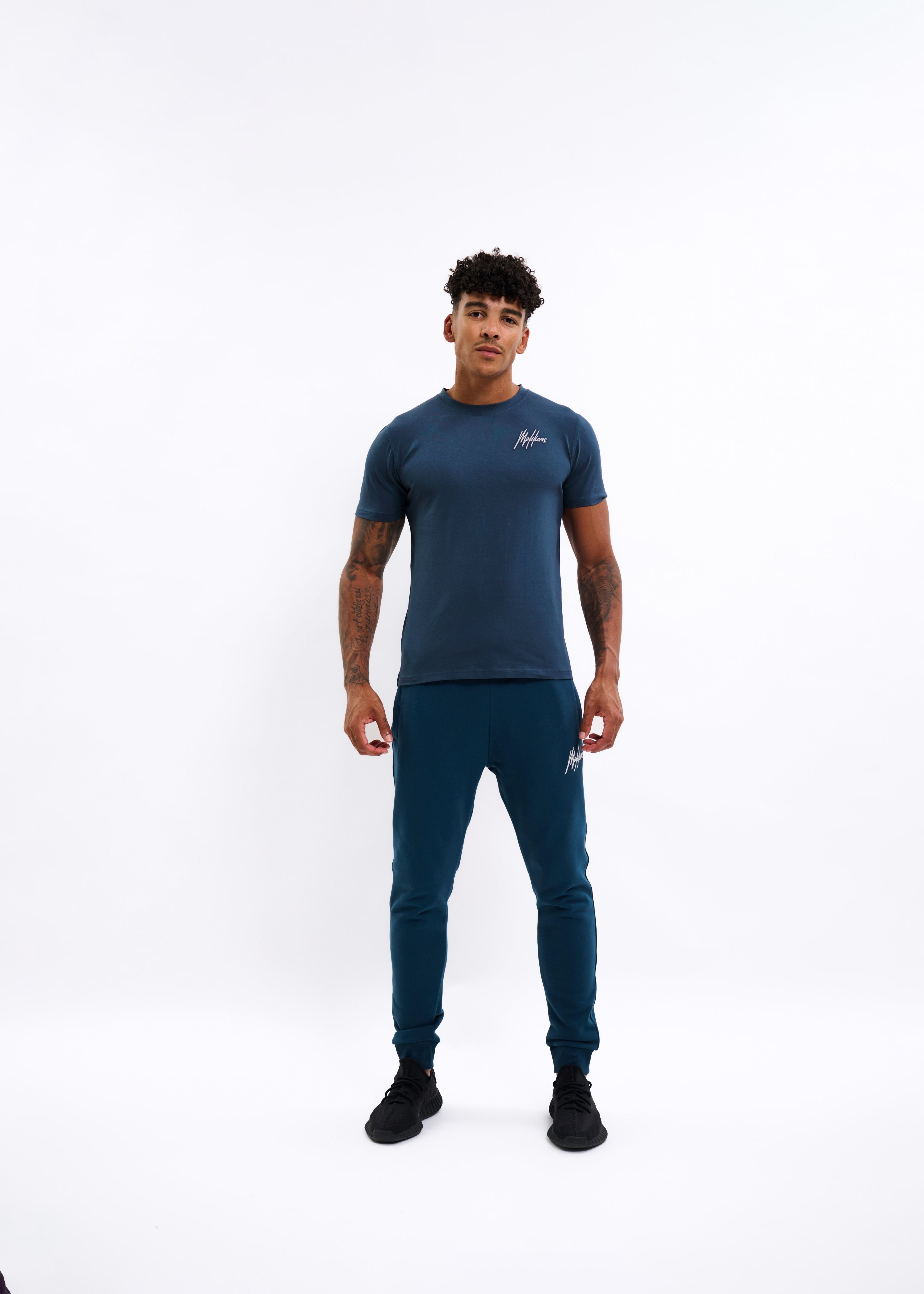 Malelions Sport Logo Sweatpants | Indigo