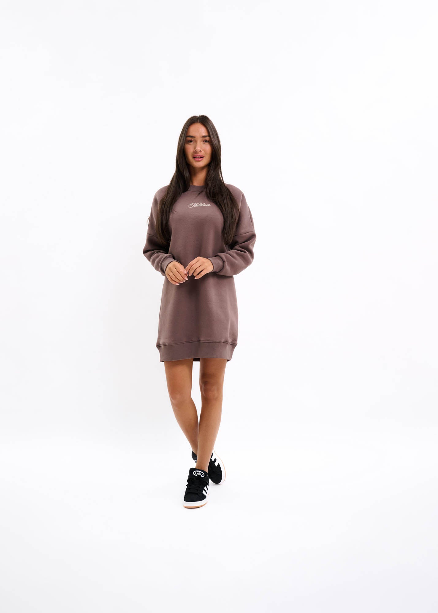 Malelions Women Kylie Sweater Dress | Stone Brown