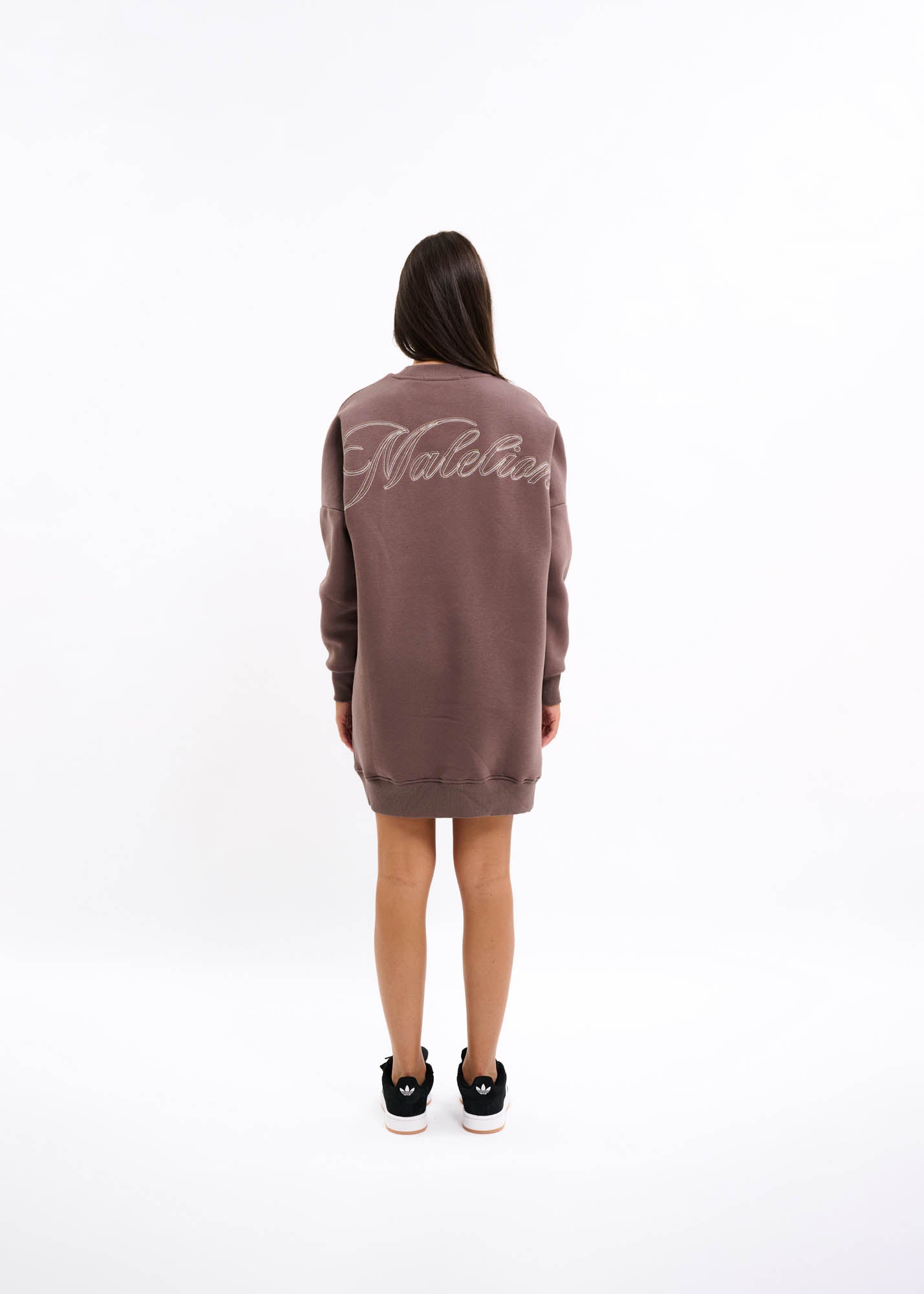 Malelions Women Kylie Sweater Dress | Stone Brown