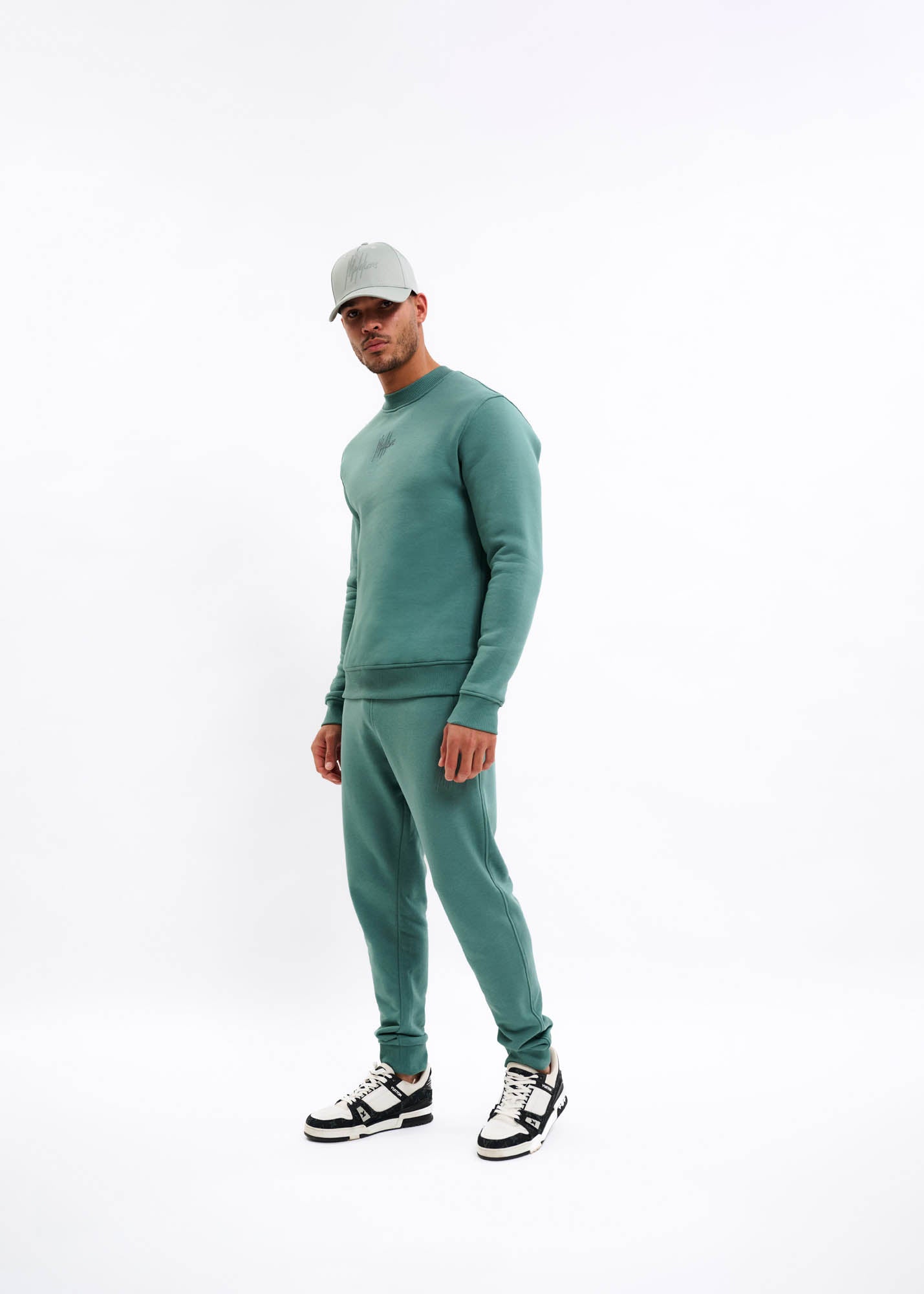 Malelions Men Striped Signature Cap | Green