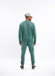 Malelions Men Striped Signature Sweater | Green