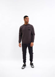 Malelions Herren-Sweatpants aus Nylon mit Taschen | Mulchbraun