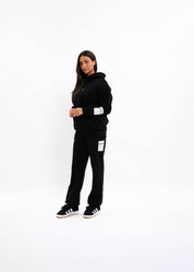 Malelions Women Label Hoodie | Black