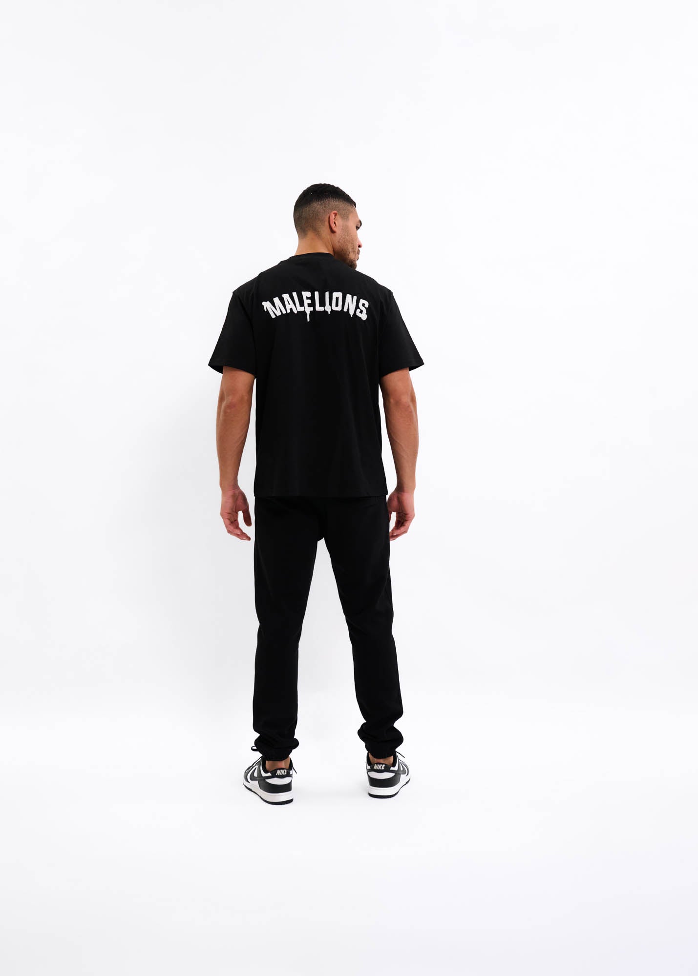 Malelions Men Graffiti T-Shirt | Black